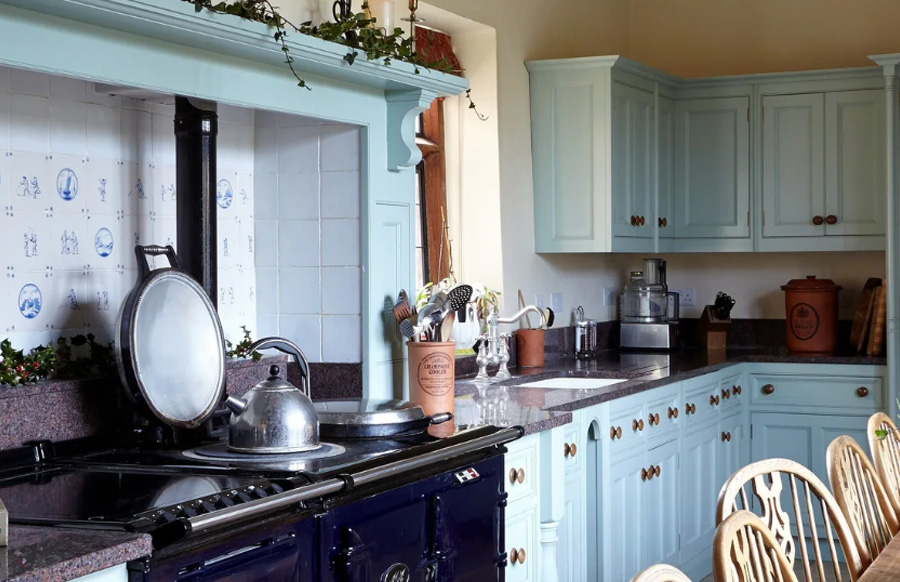 kitchen and dining at crows hall